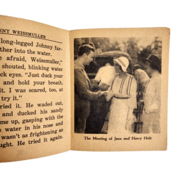 The Story of Johnny Weissmuller The TARZAN of Screen 1934 BIG LITTLE BOOK #778 - Picture 5 of 9